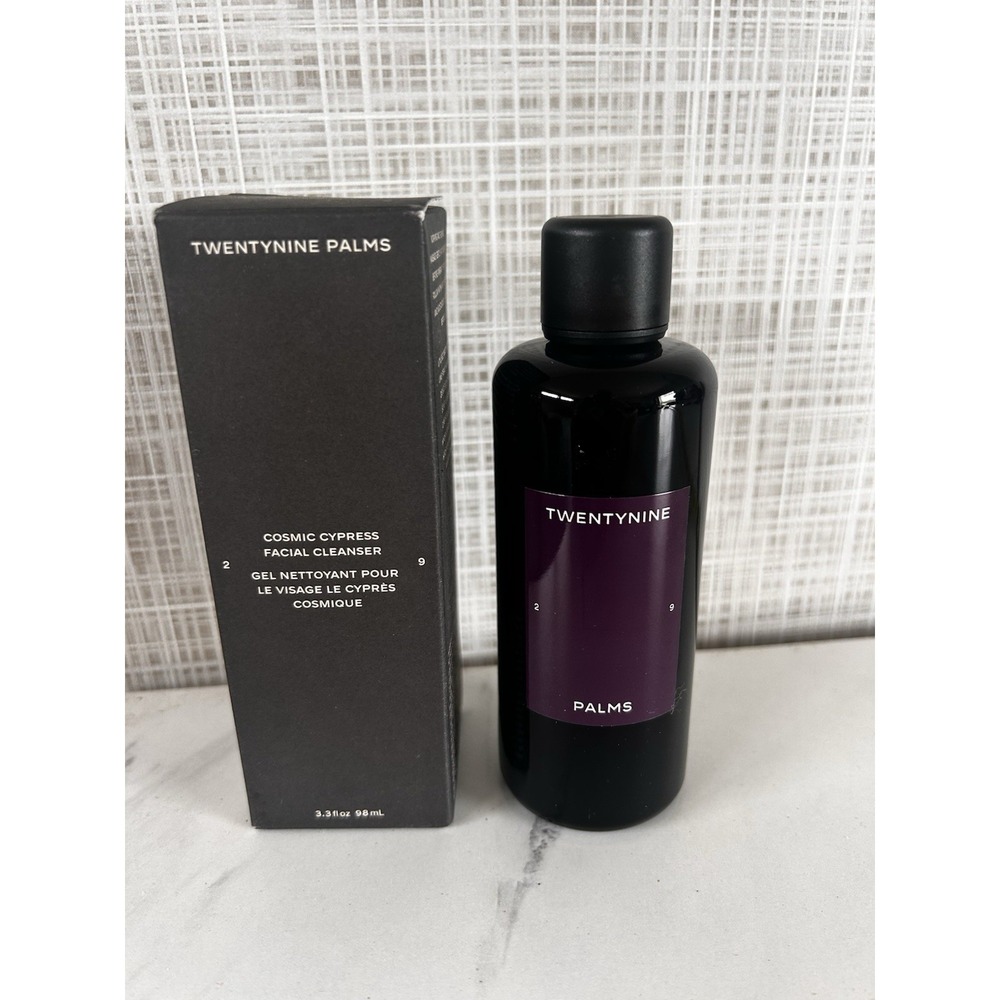 TwentyNine 29 Palms Cosmic Cypress Facial Cleanser 3.3 floz $39‎ MSRP Vegan Aloe
